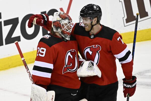 Hamilton scores 2 on power play Devils win without Hughes AP News